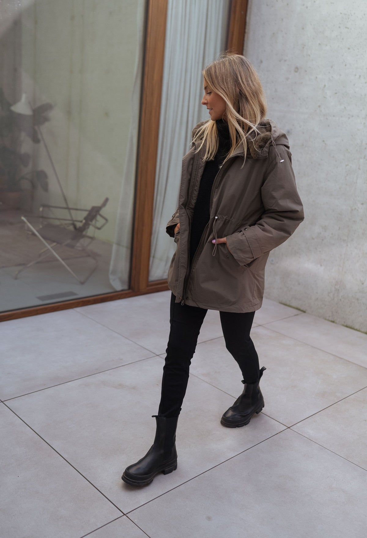 Manteau Clovis - kaki