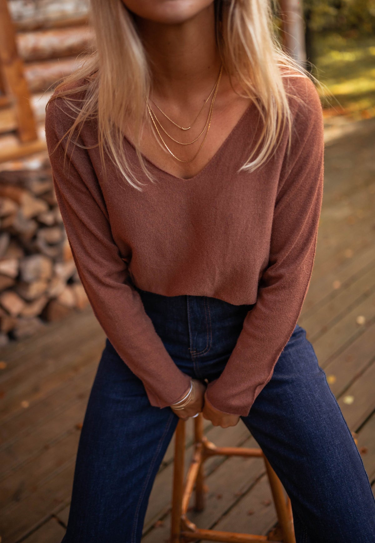 Collier Enoha - doré