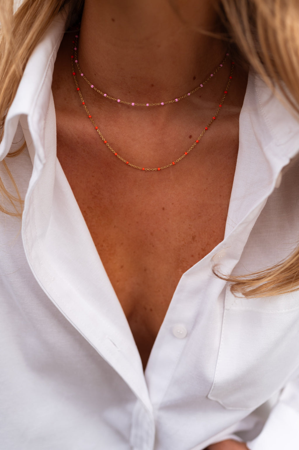 Collier Mary - orange