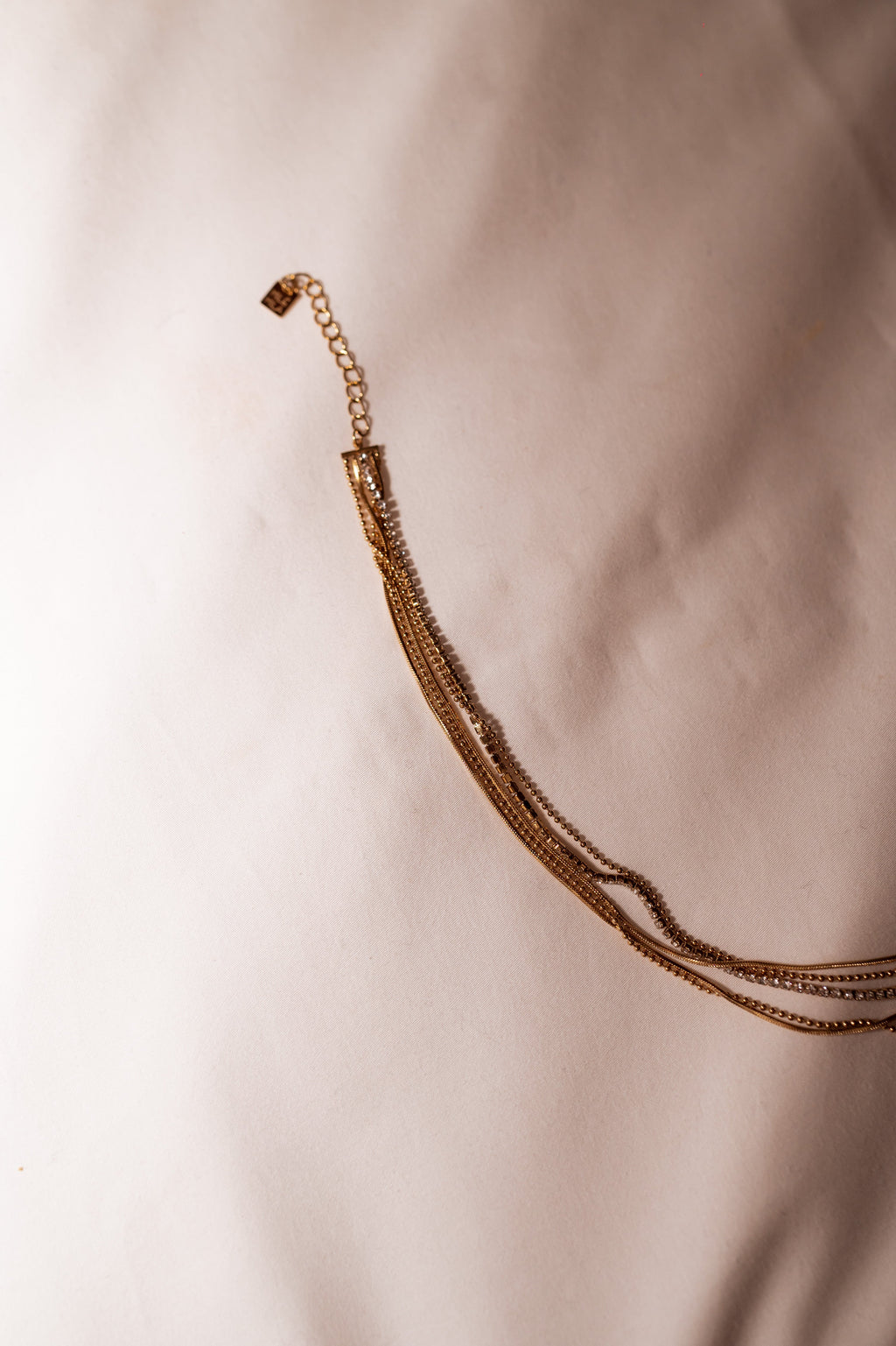 Collier Mellora - doré et brillant