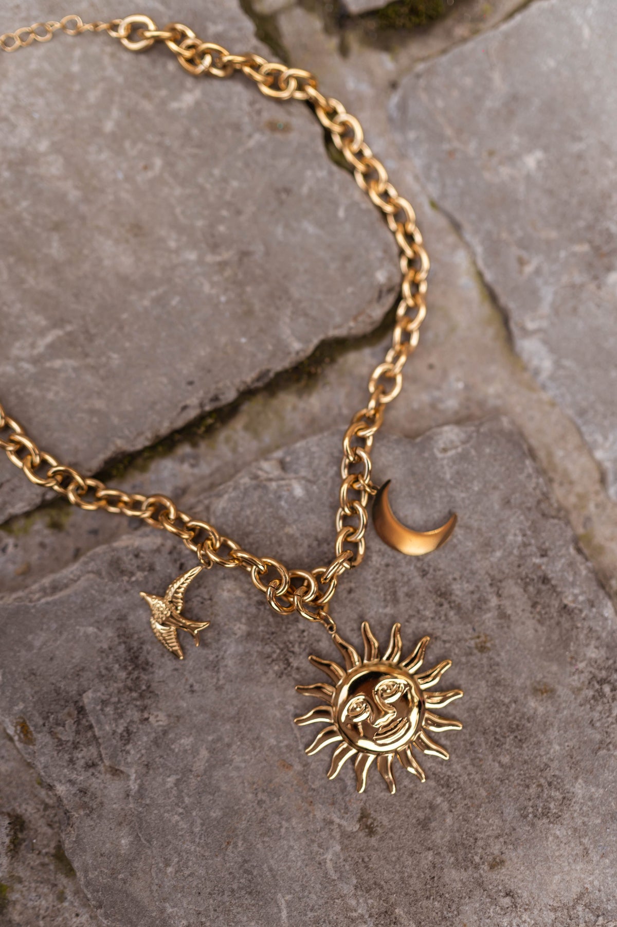 Collier Sole - doré