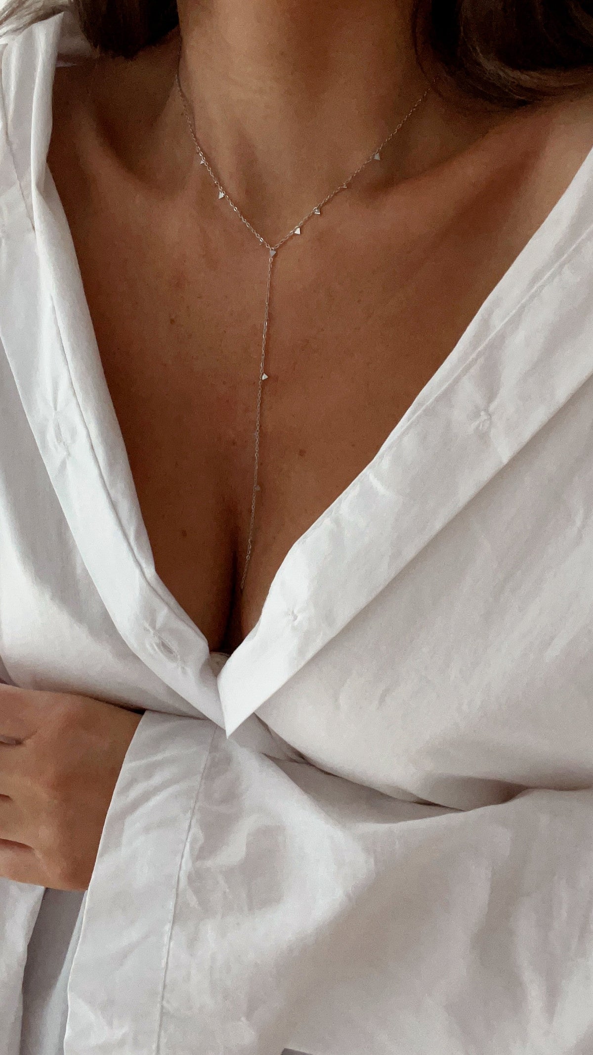 Collier Tiffen - argenté