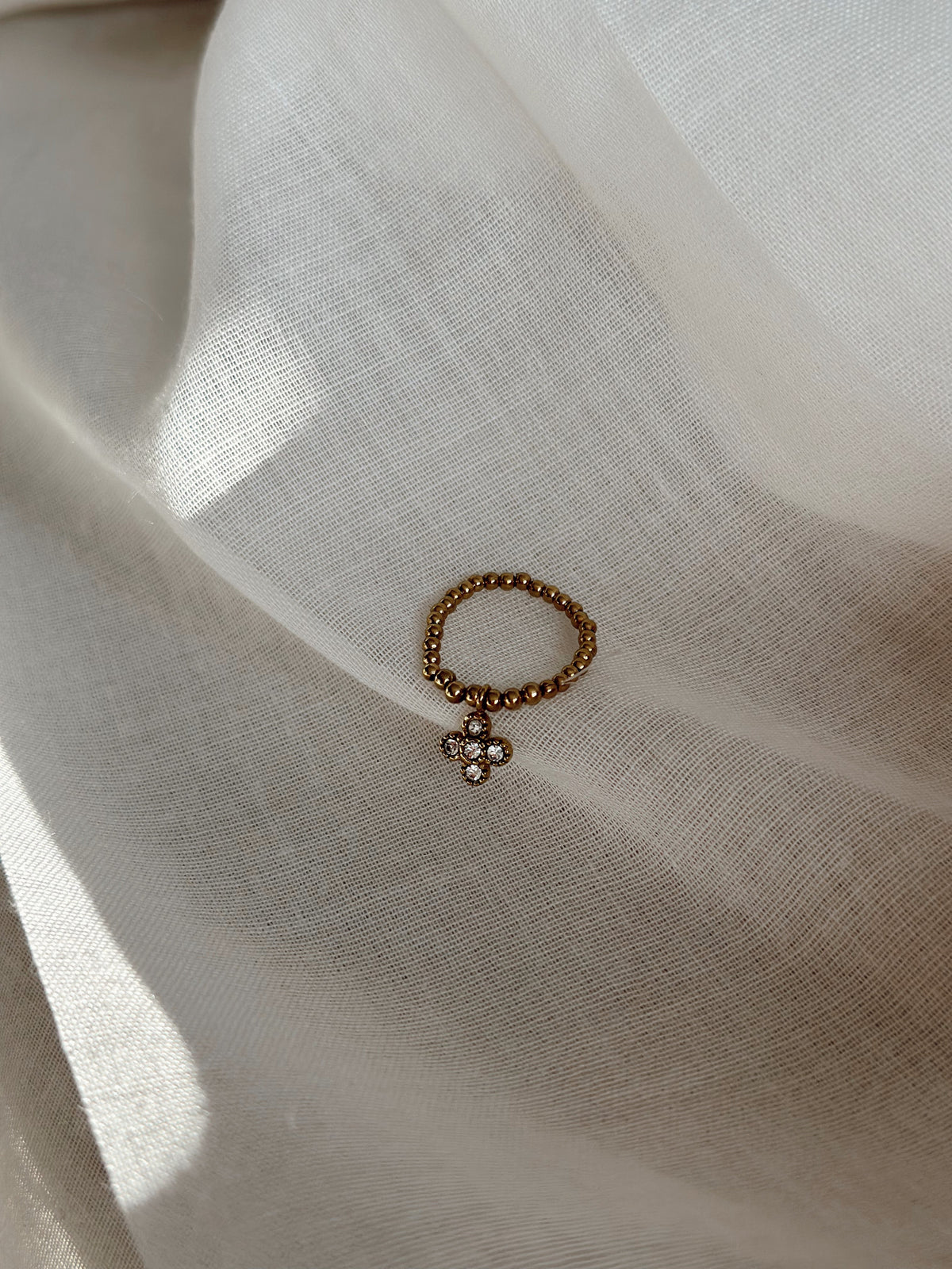 Bague Cross - dorée