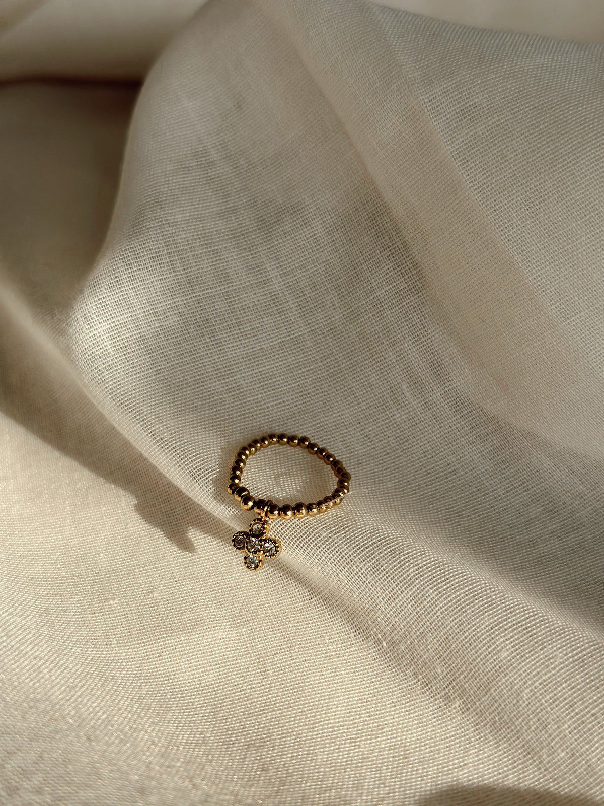 Bague Cross - dorée