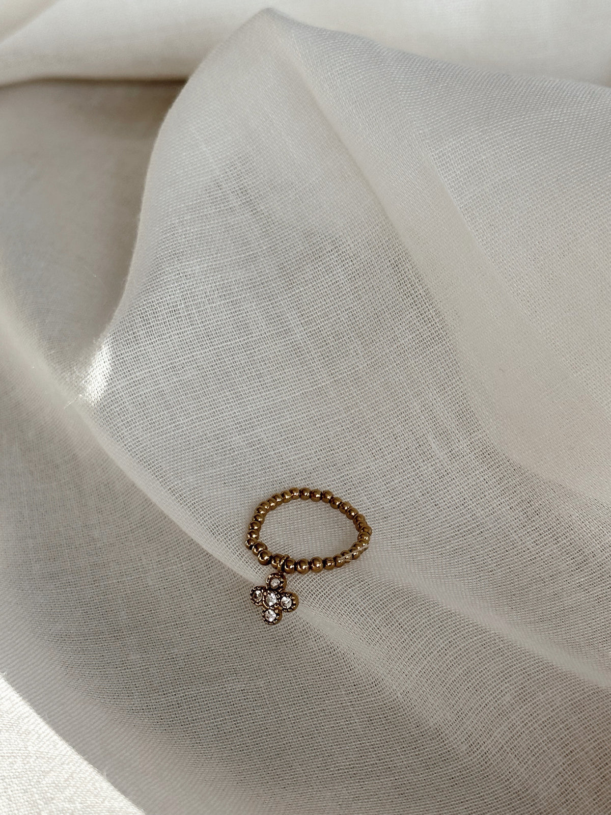 Bague Cross - dorée