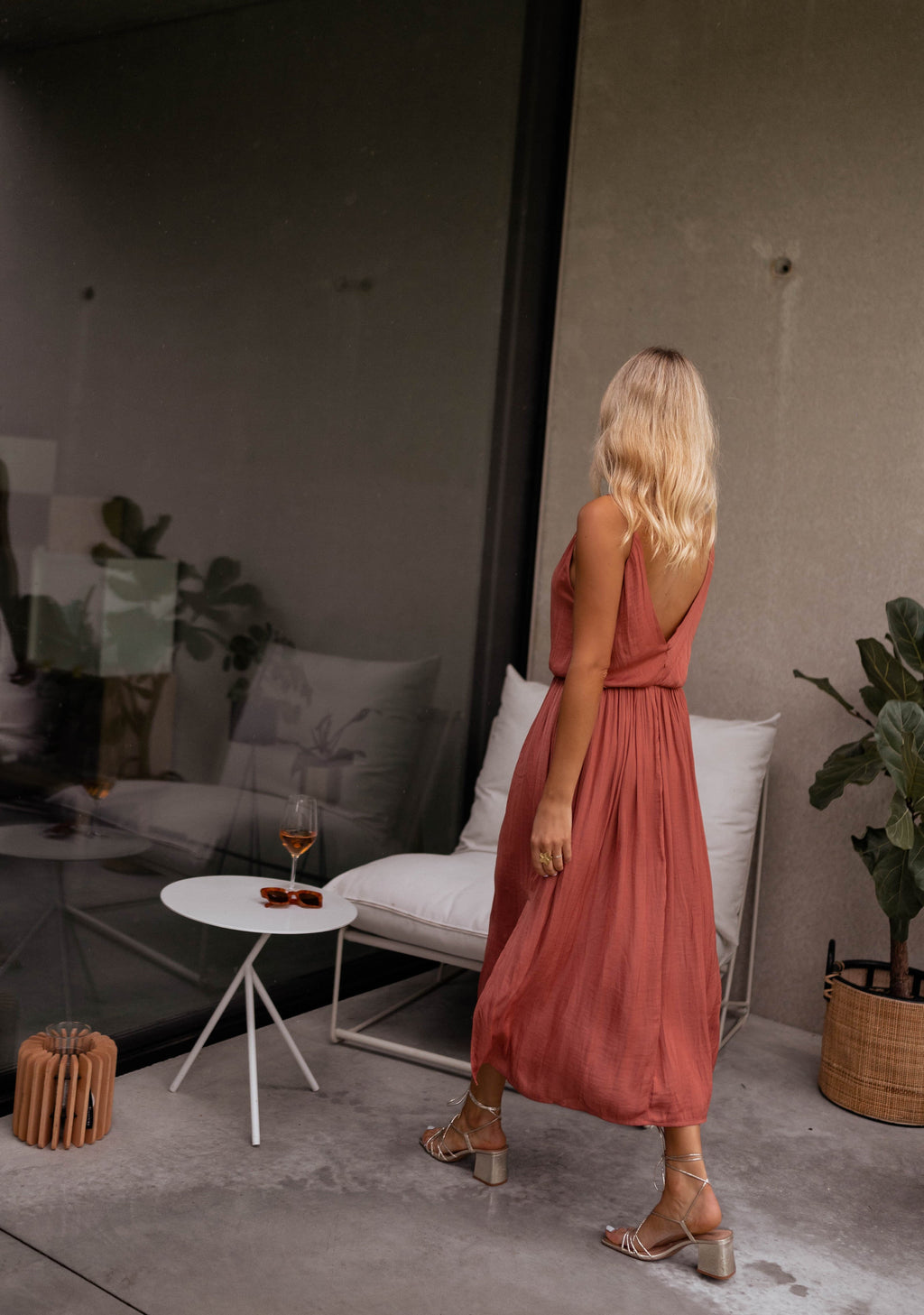 Robe Dalie - brique
