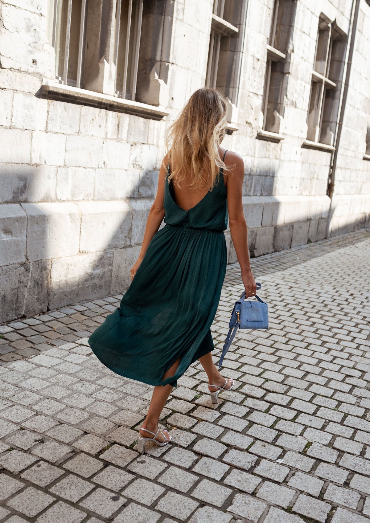 Robe Dalie - vert canard