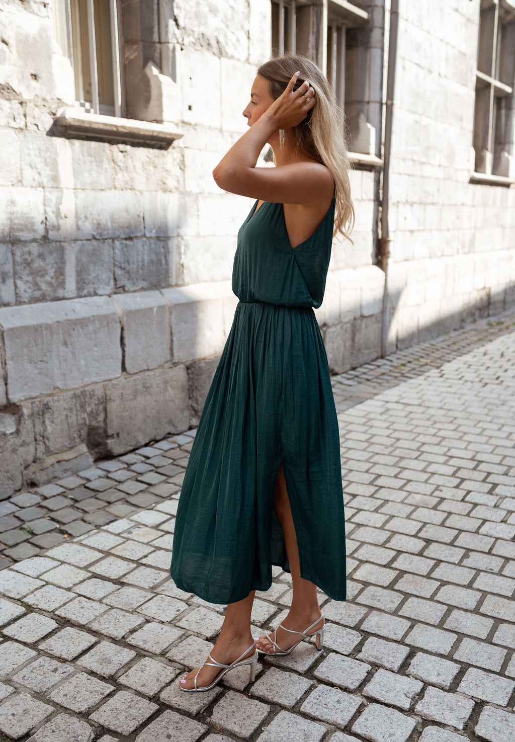 Robe Dalie - vert canard