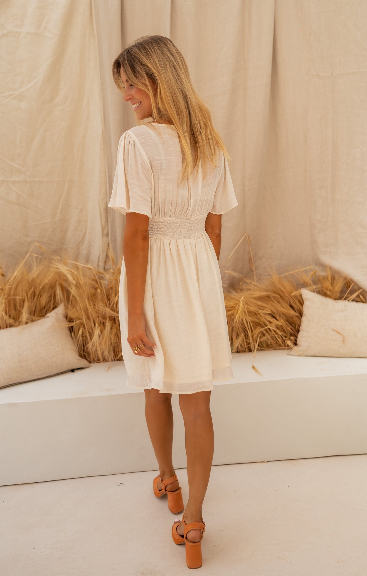 Robe Eloane - beige