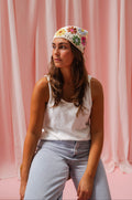 Foulard Thad - à fleurs en crochet