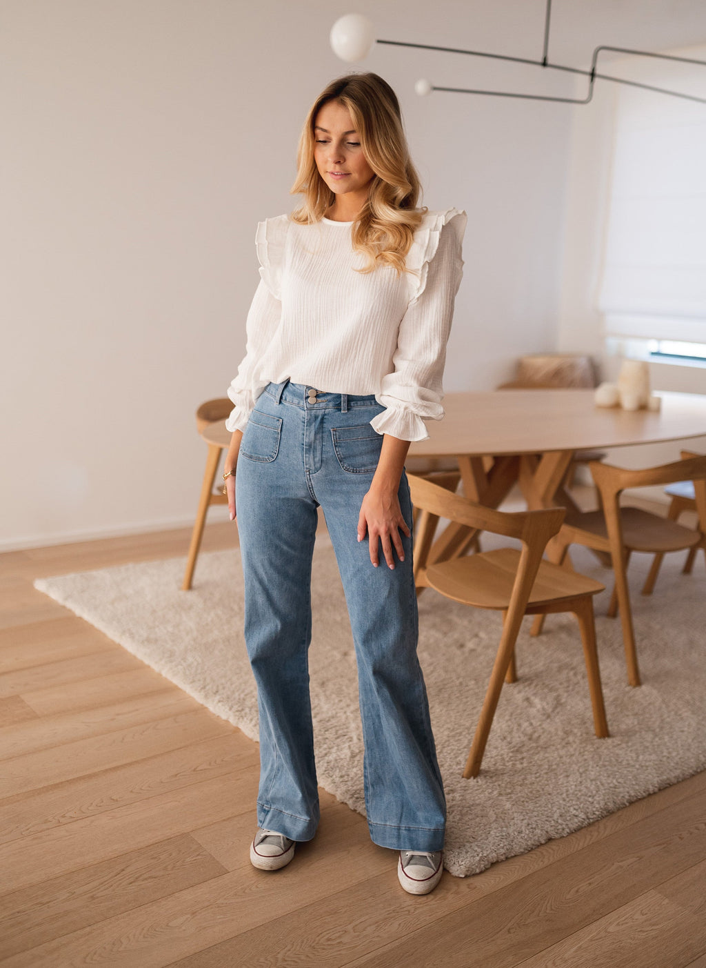 Jeans Hugues - bleu clair