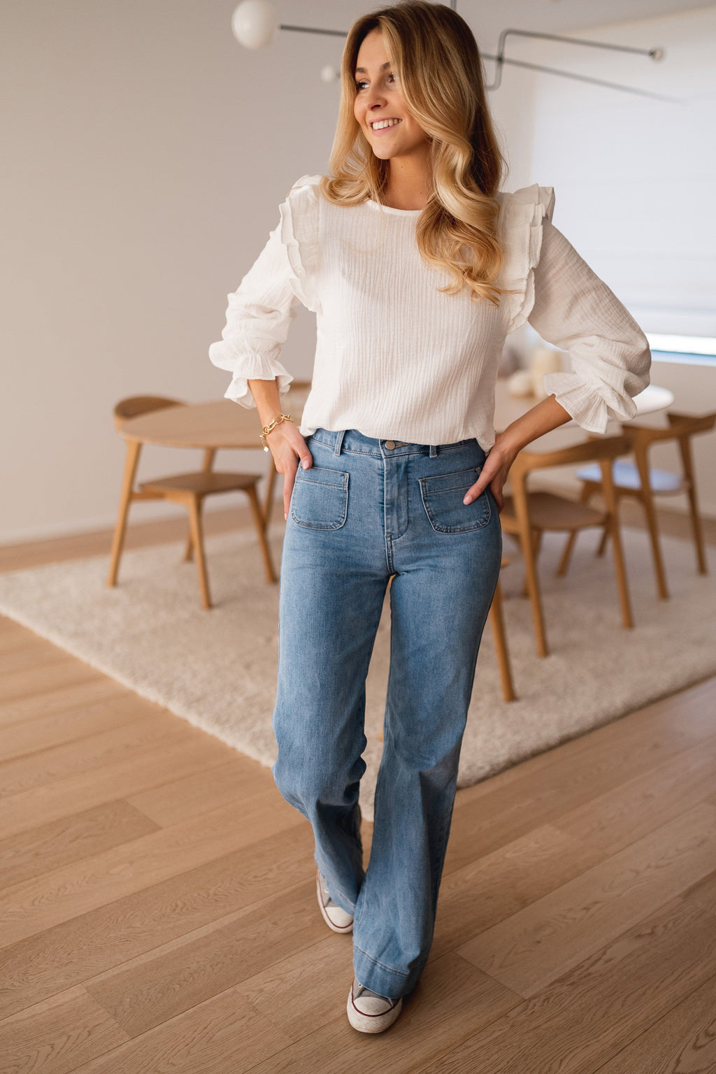 Jeans Hugues - bleu clair
