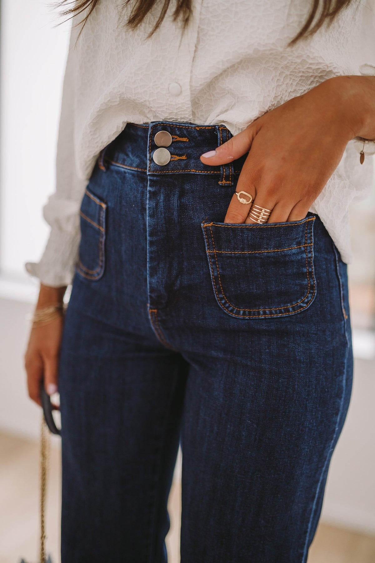 Jeans Hugues - bleu foncé