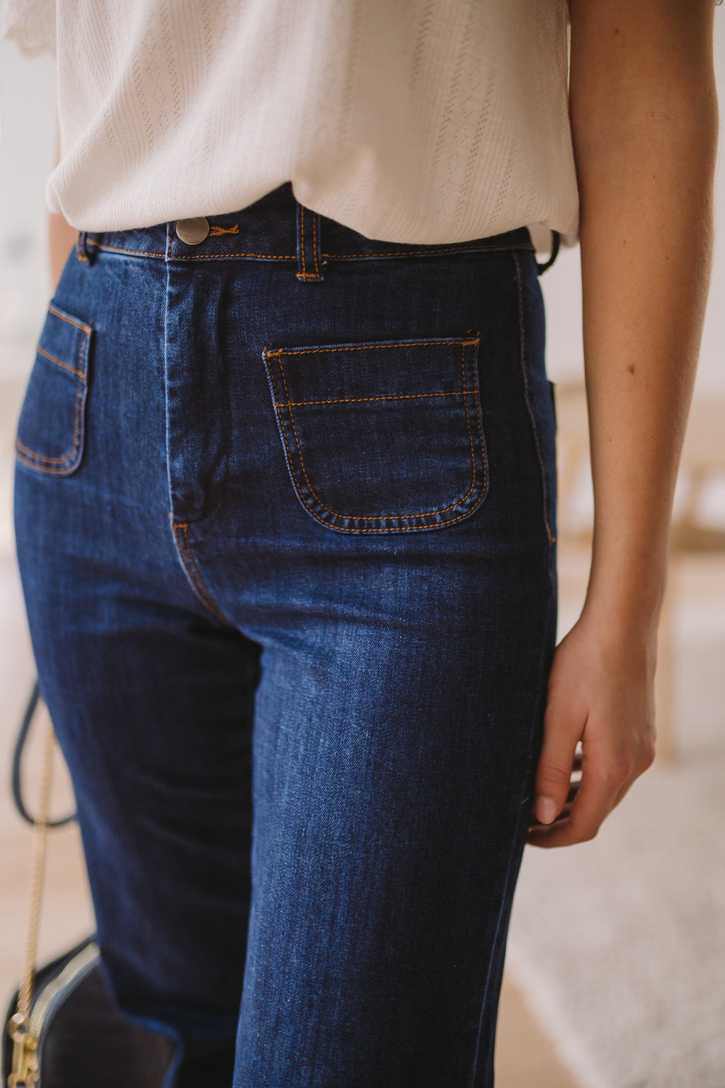 Jeans Hugues - bleu foncé