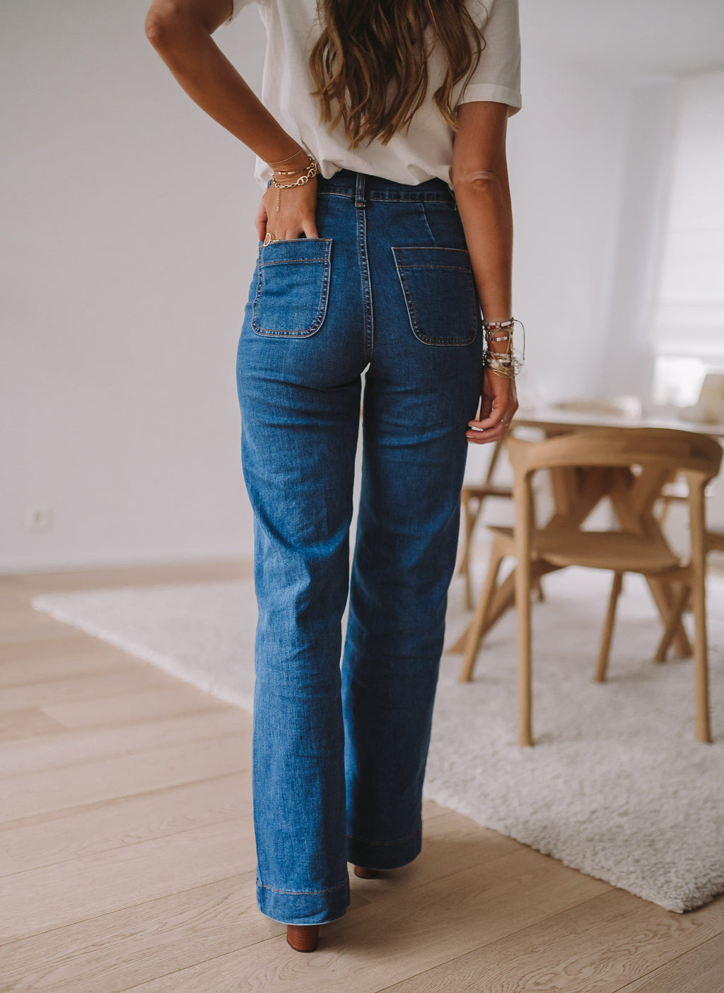 Jeans Hugues - bleu moyen
