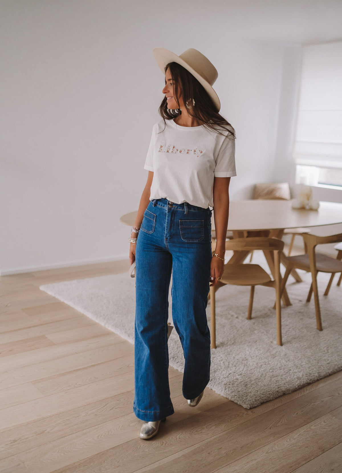 Jeans Hugues - bleu moyen