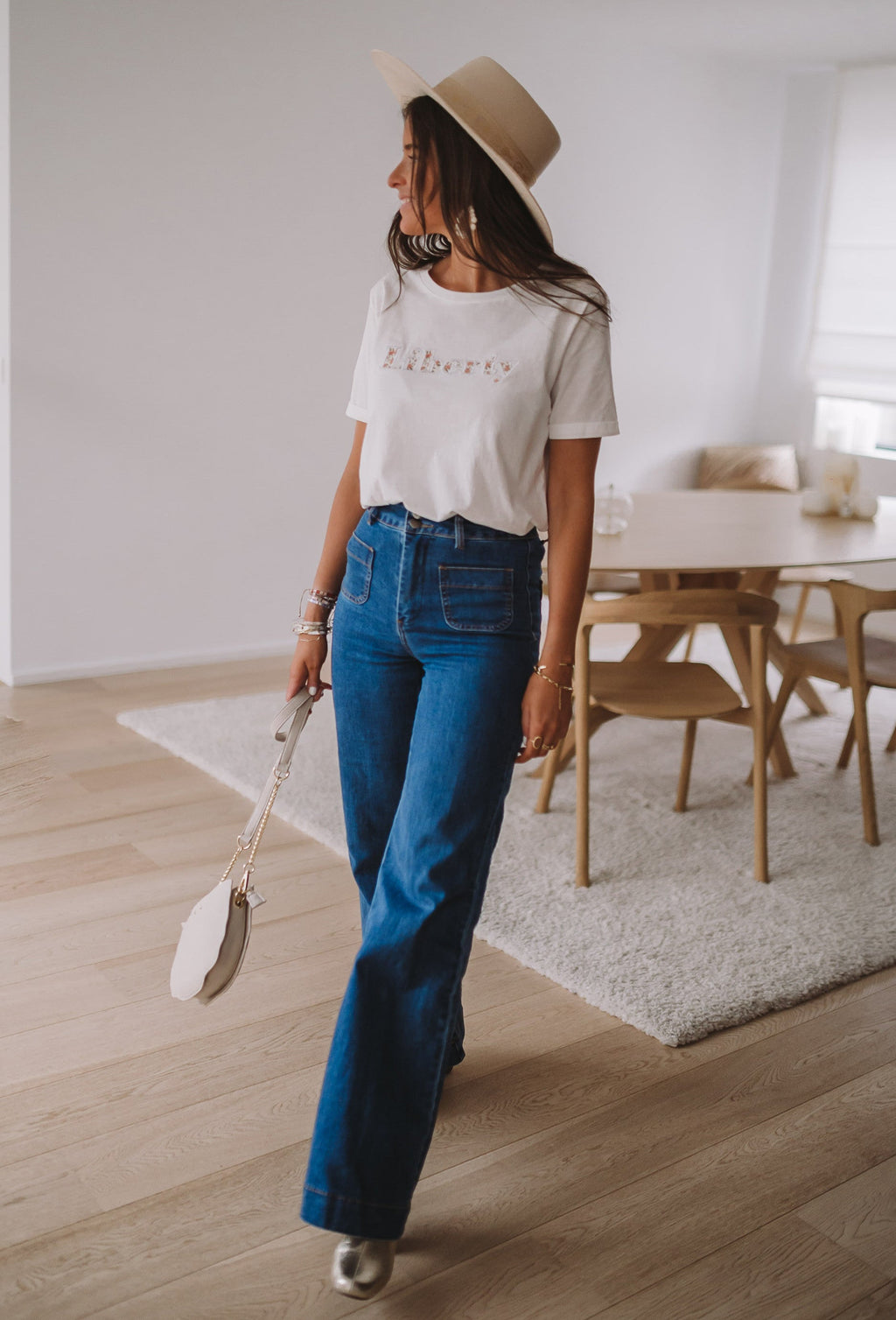 Jeans Hugues - bleu moyen