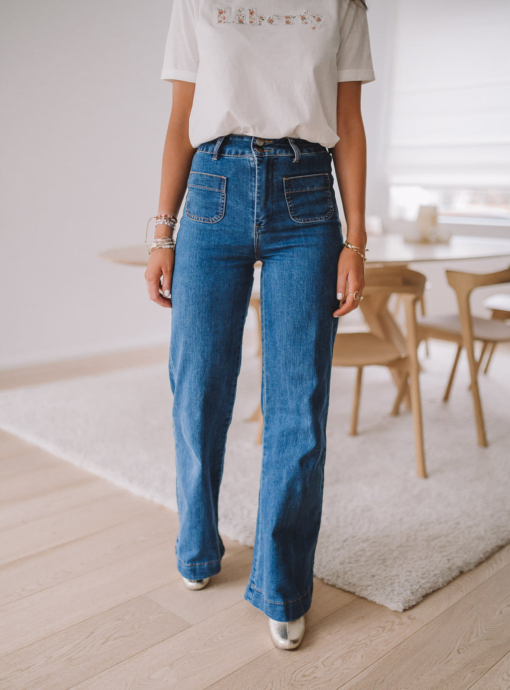 Jeans Hugues - bleu moyen