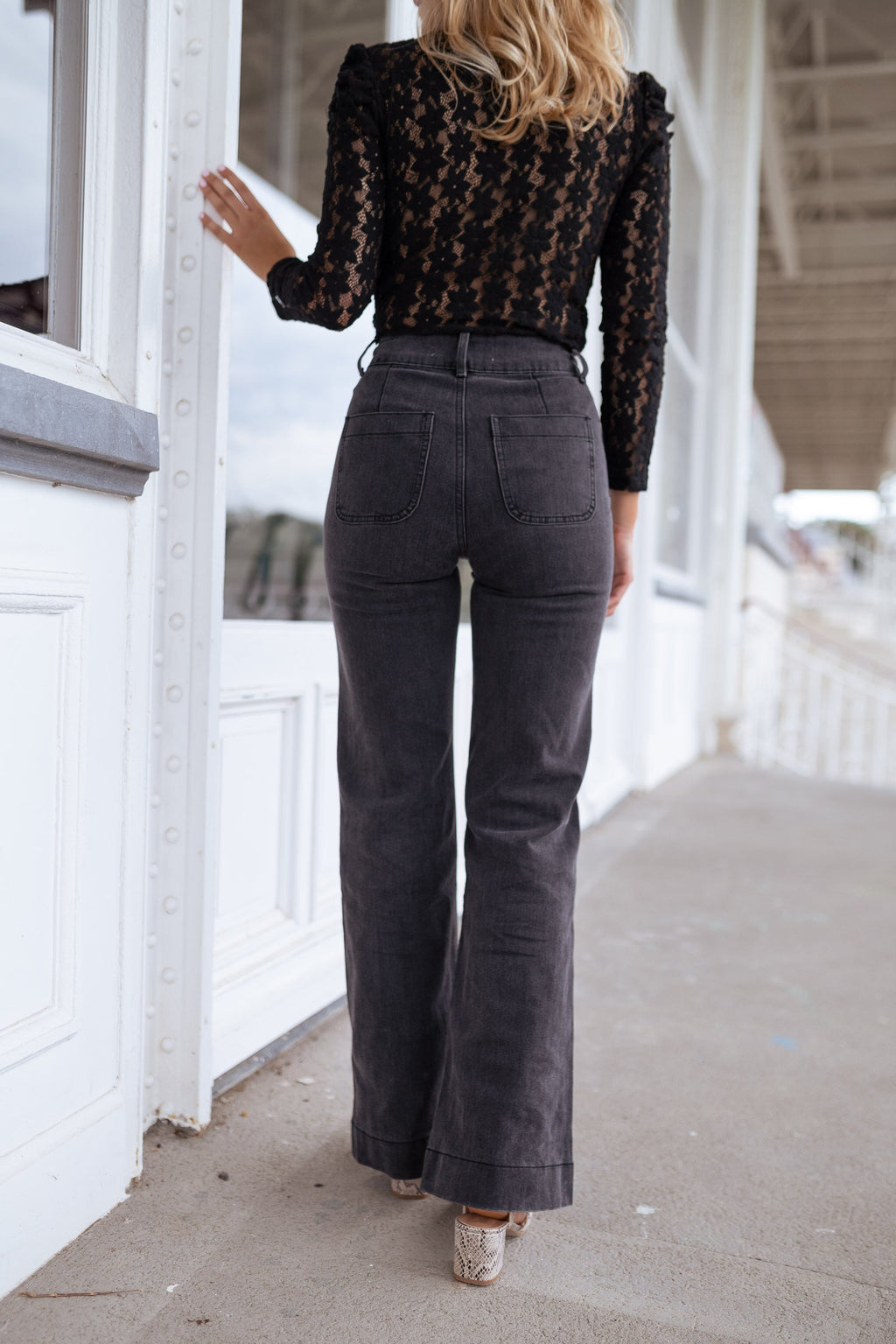 Jeans Hugues - gris foncé