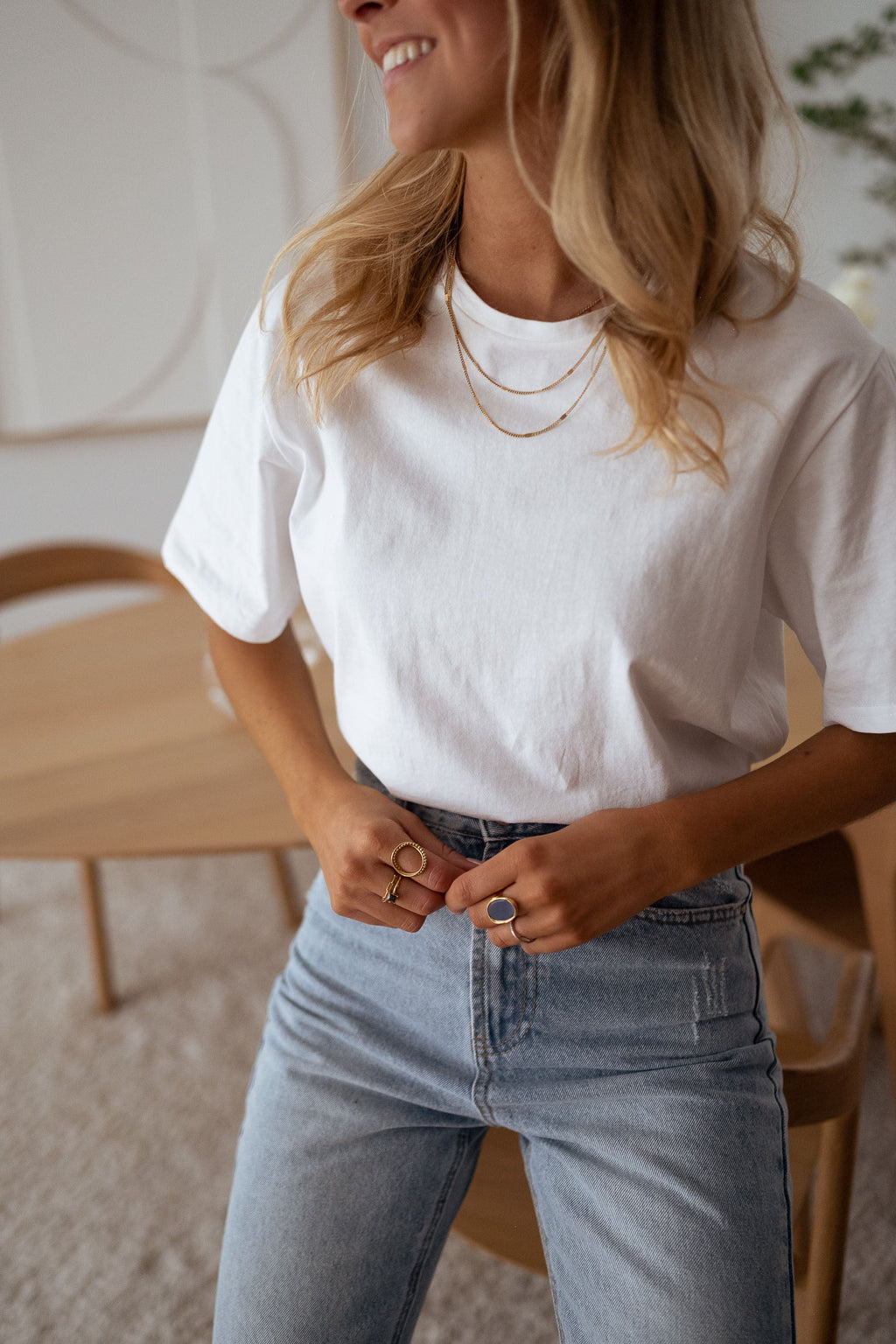 T-shirt Jane - blanc