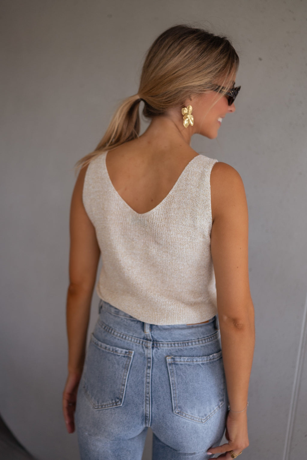 Top Jarod - doré à paillettes