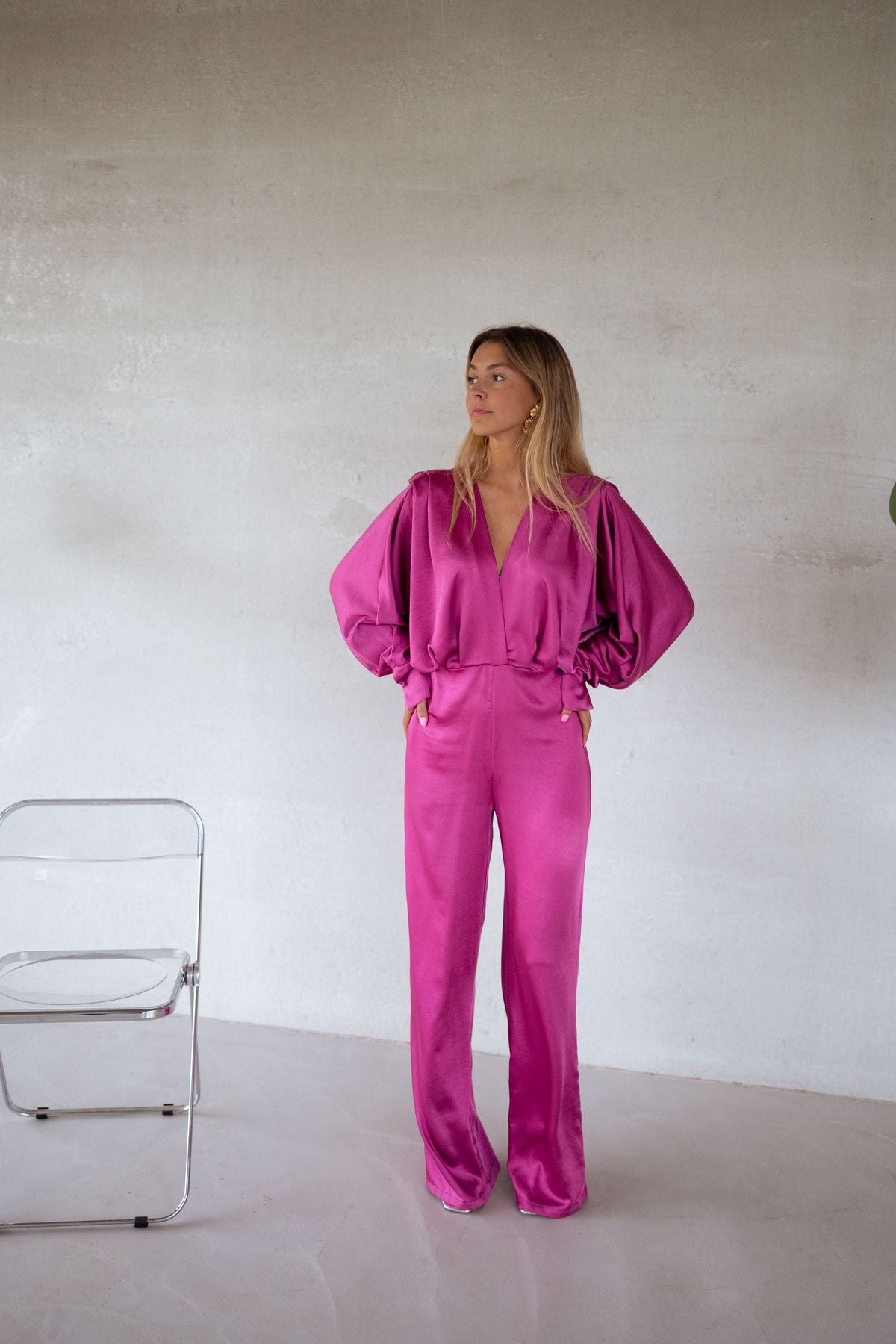 Combinaison Marylou - framboise