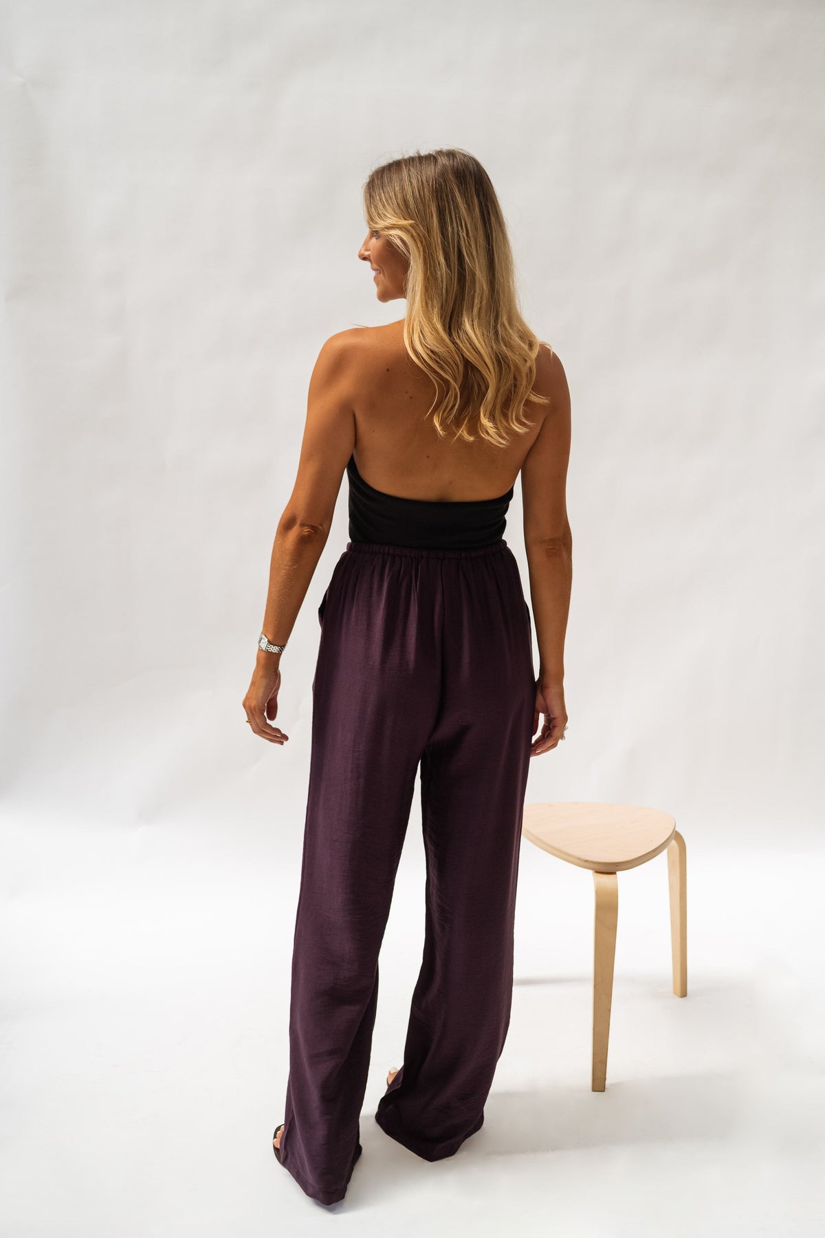 Pantalon Chase - mauve