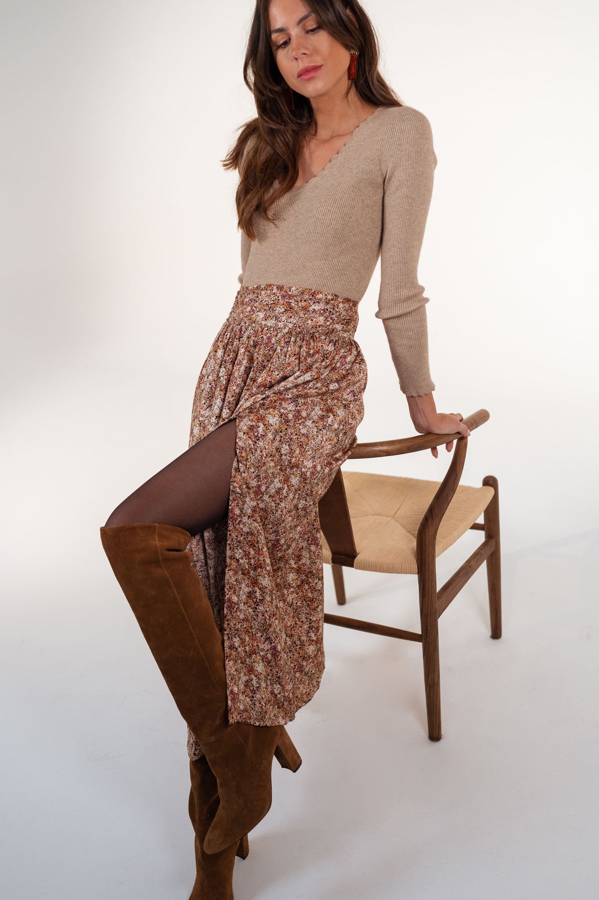 Pull Juno - taupe