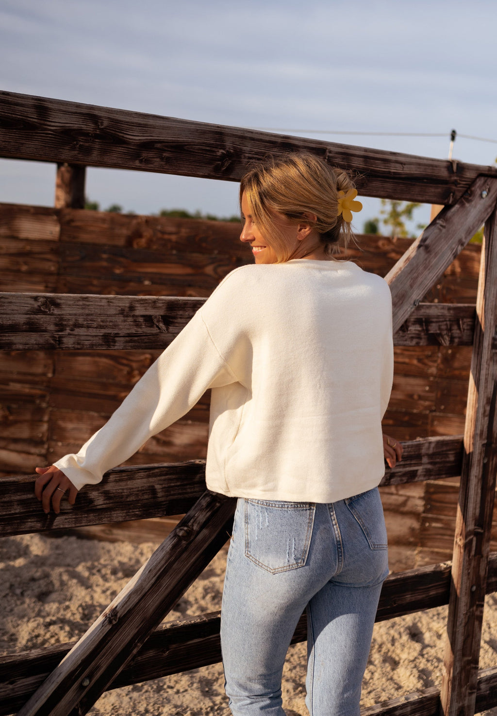 Pull Kelly - écru