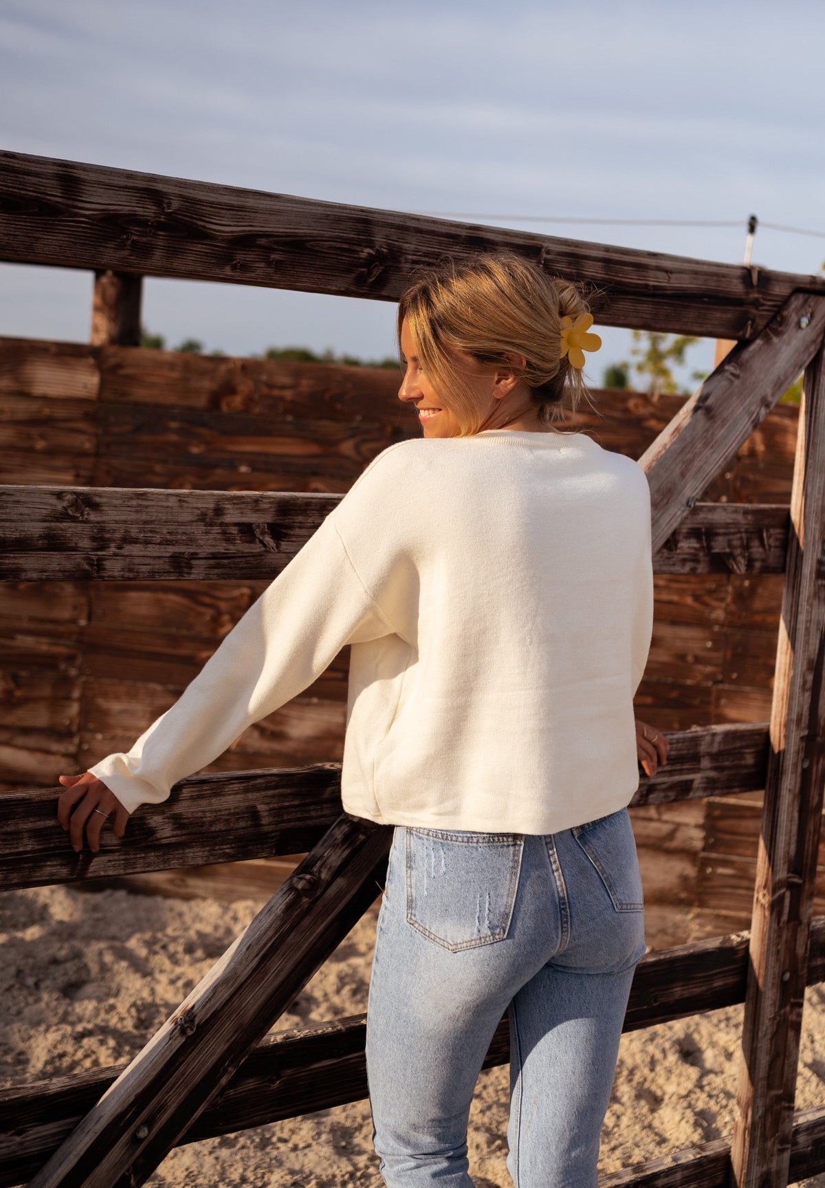 Pull Kelly - écru