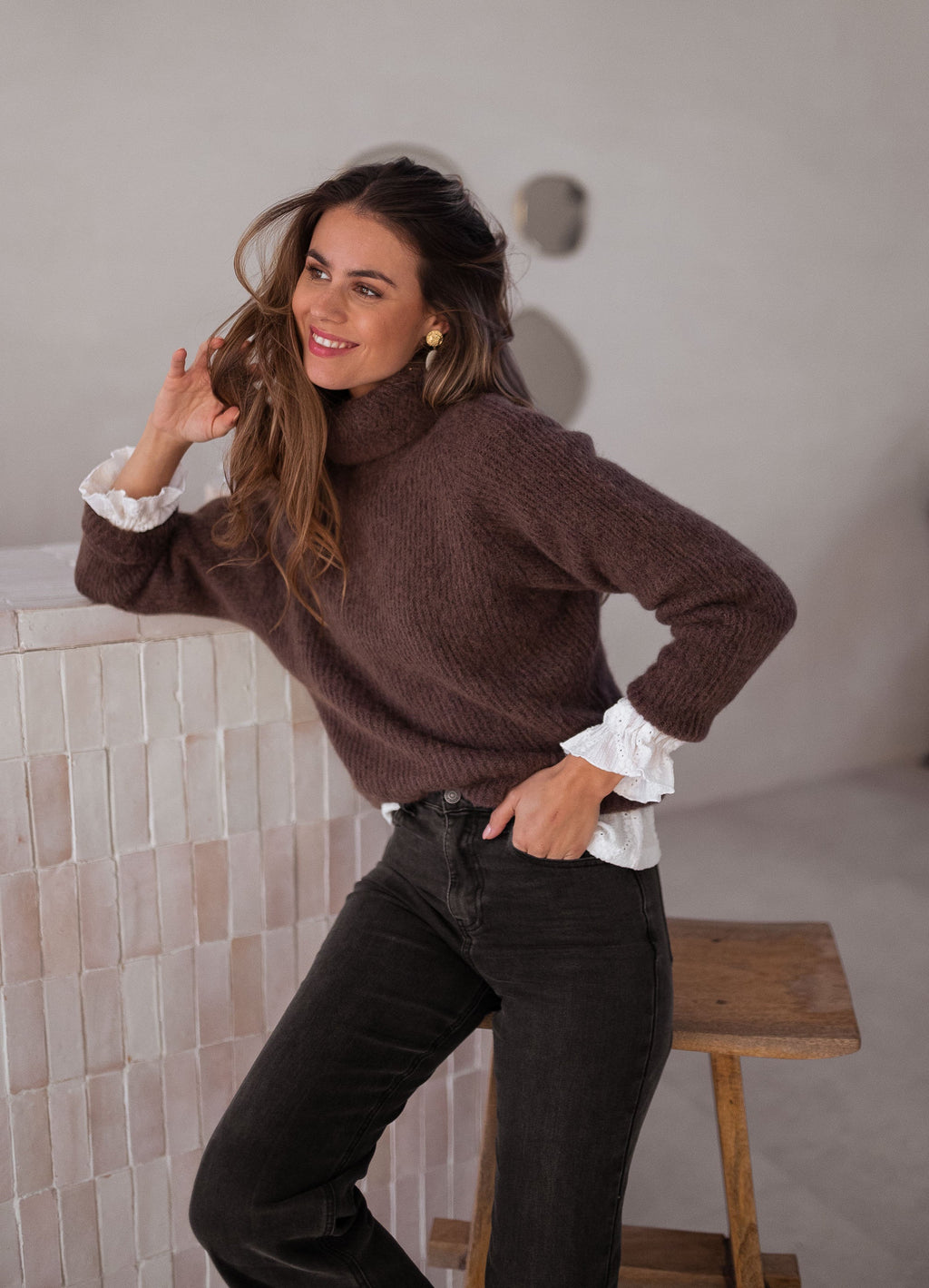 Pull Thibaut - brun