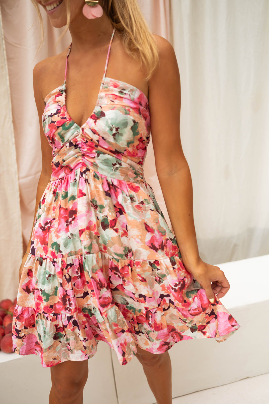 Robe Alicia - à fleurs