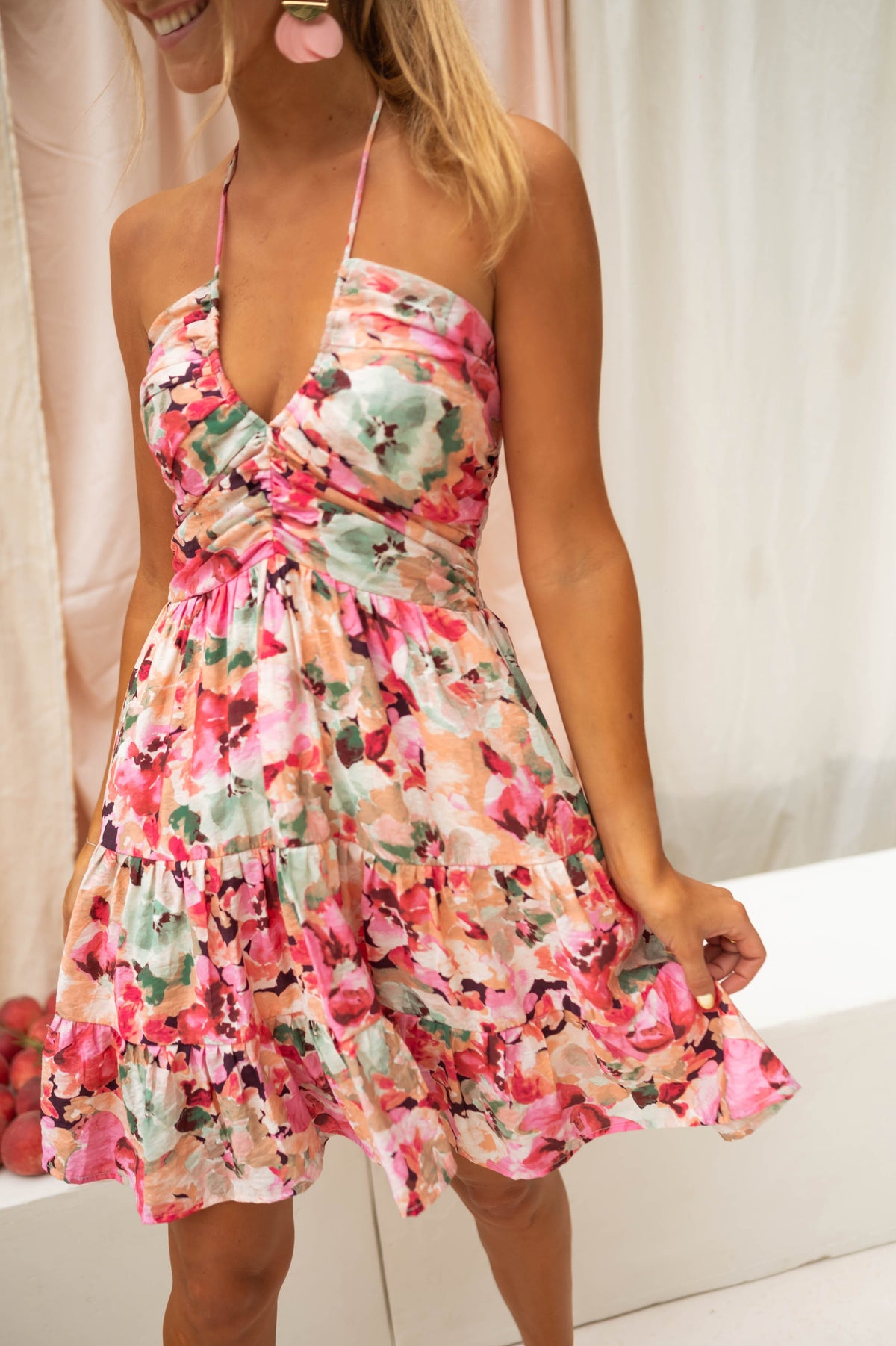 Robe Alicia - à fleurs