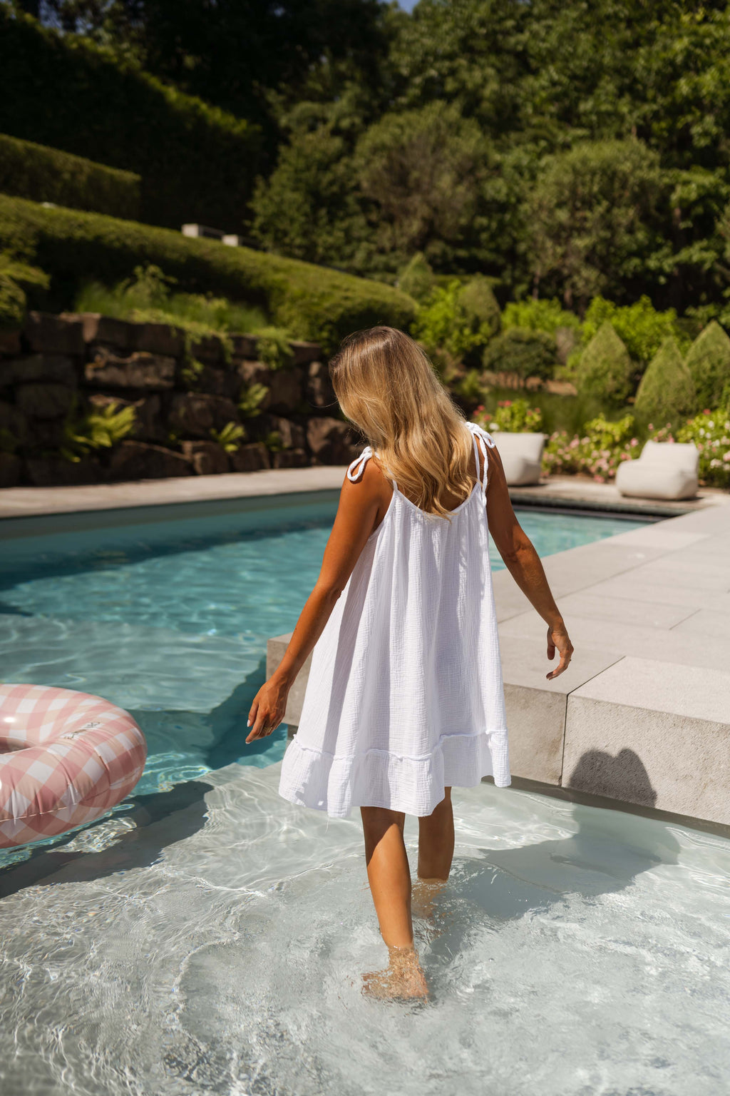Robe Athenais - blanche