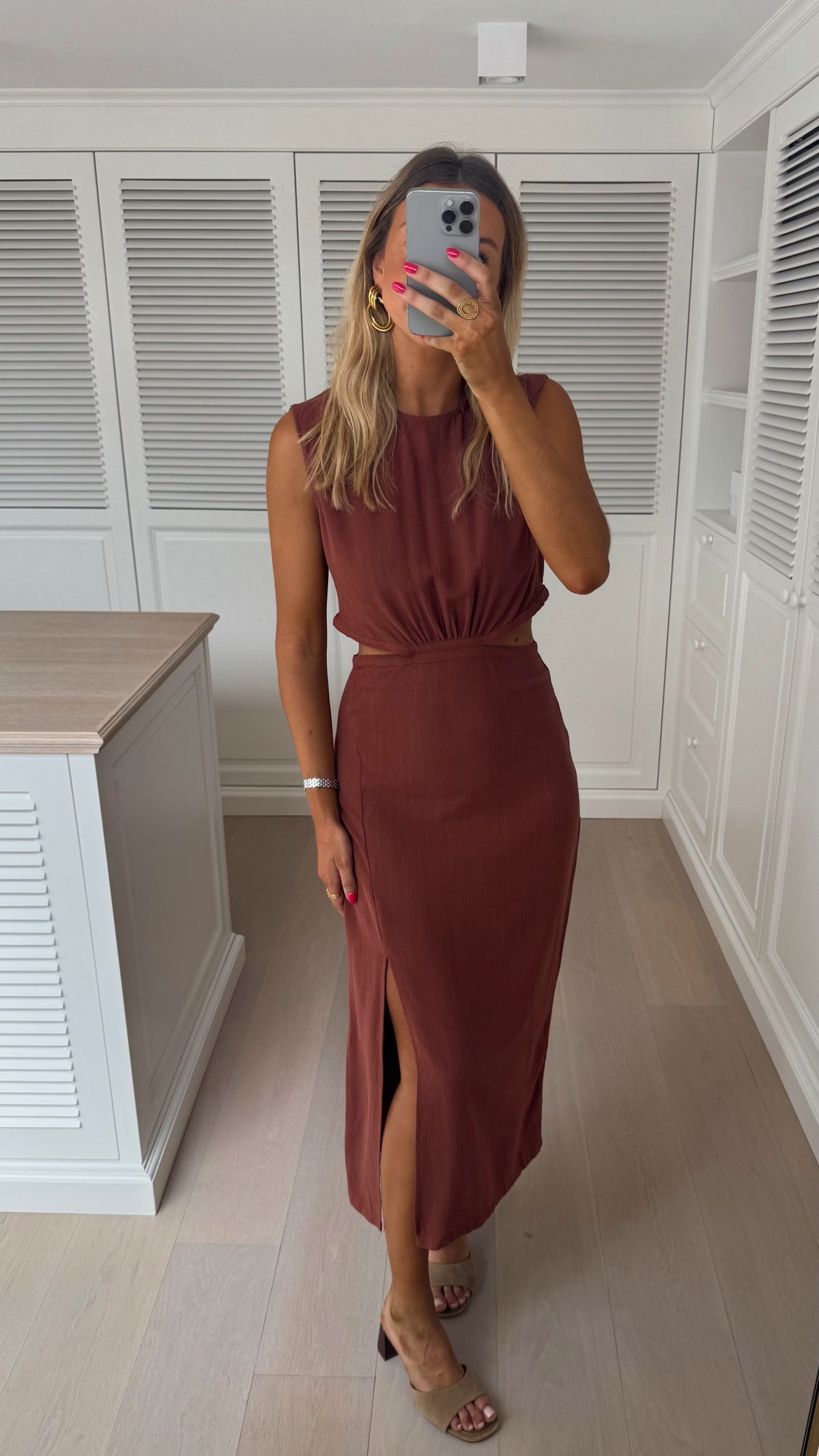 Robe Aubry - chocolat