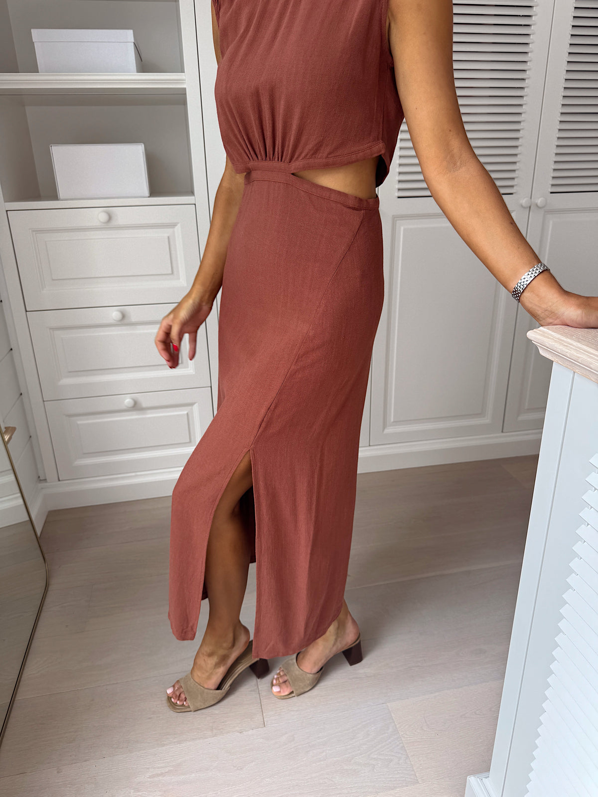 Robe Aubry - chocolat