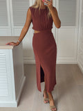 Robe Aubry - chocolat