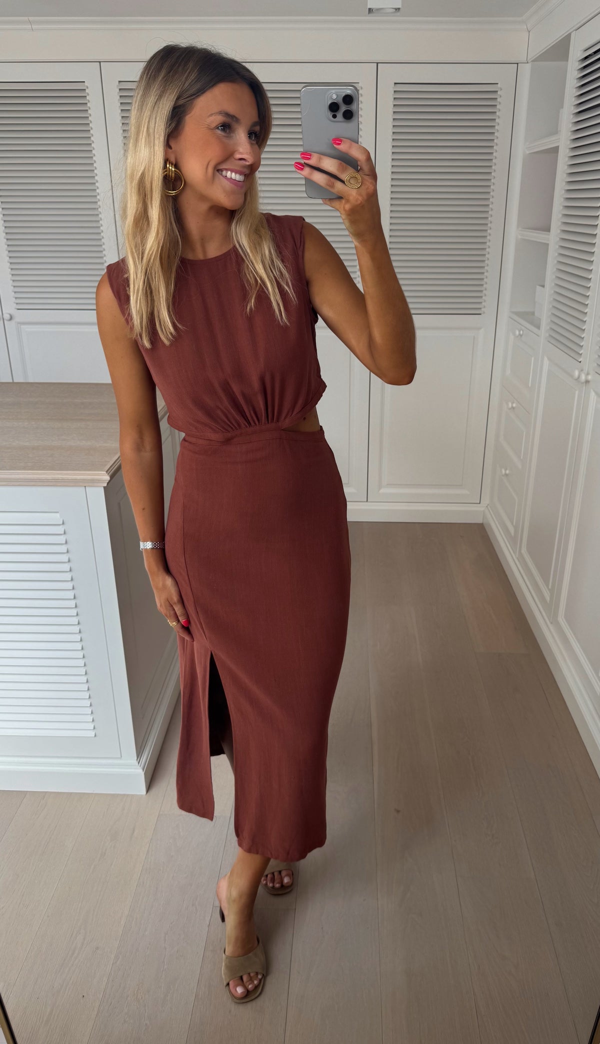 Robe Aubry - chocolat
