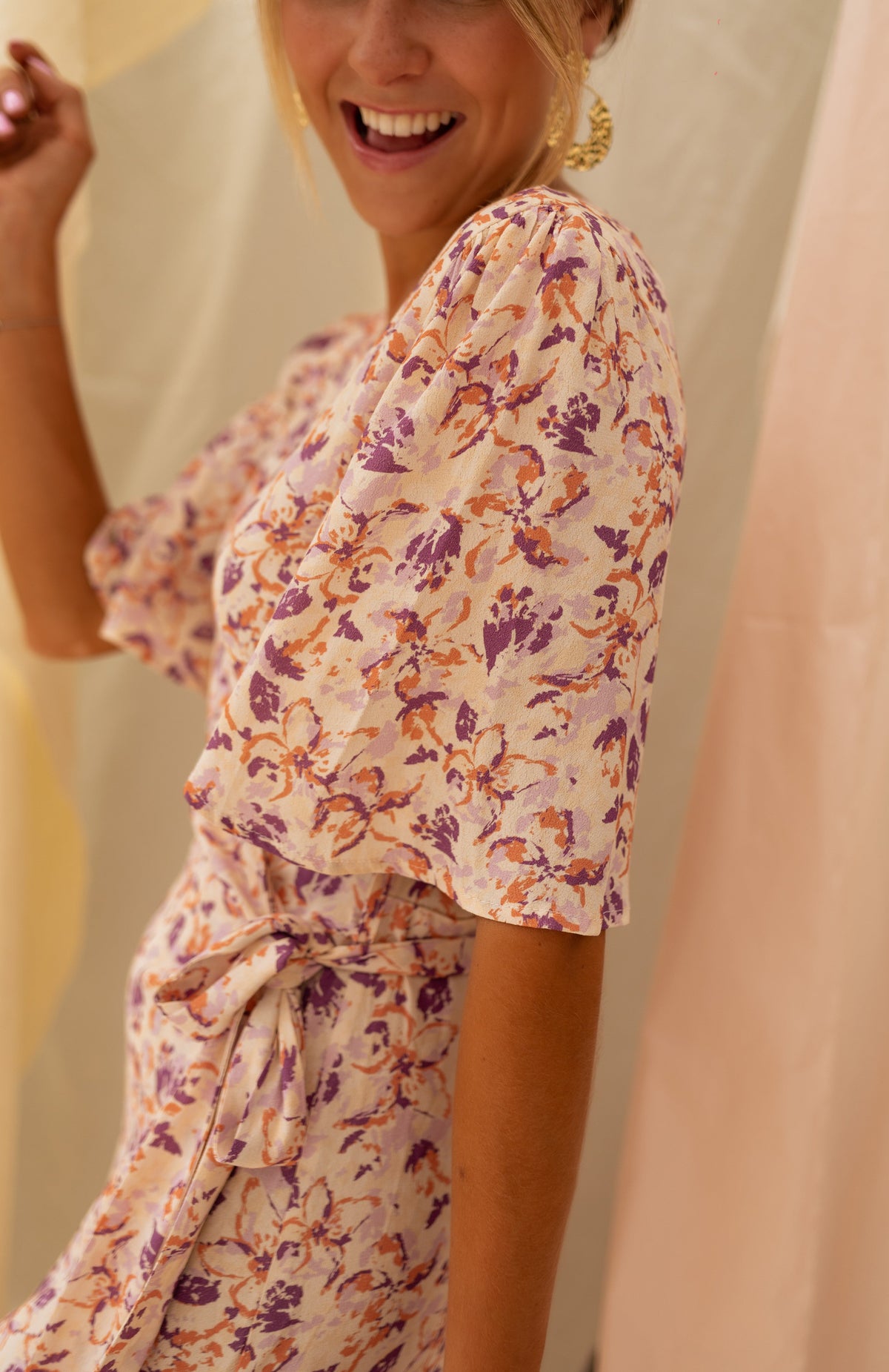 Robe Bessie - à fleurs