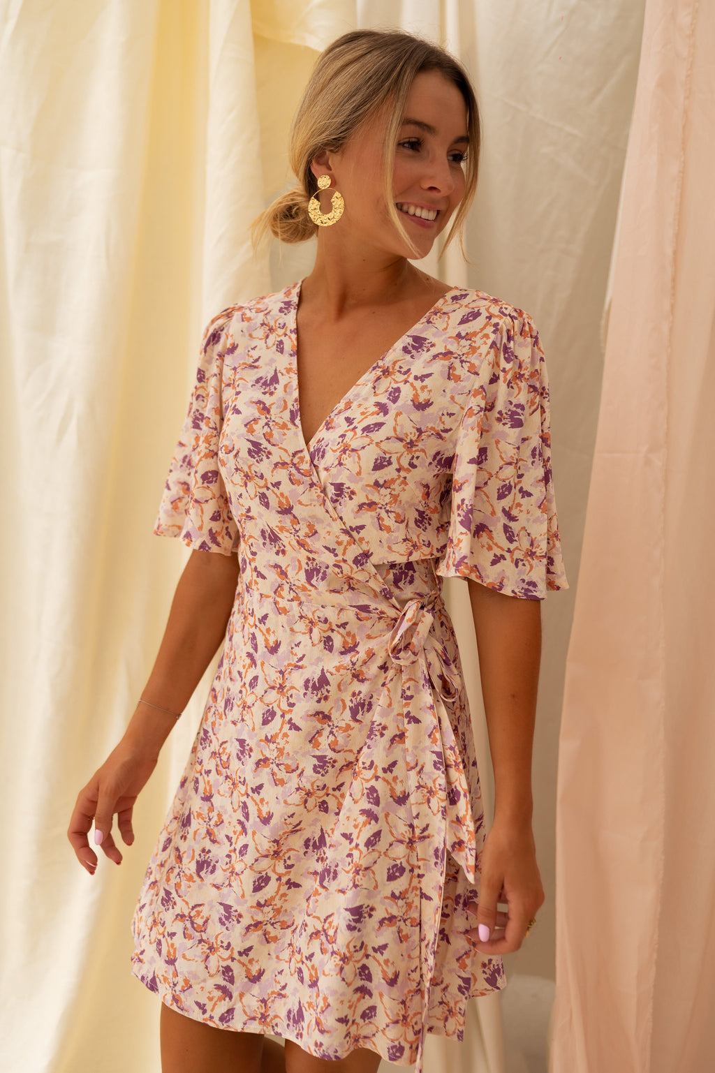 Robe Bessie - à fleurs