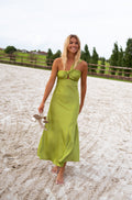 Robe Dora longue - olive
