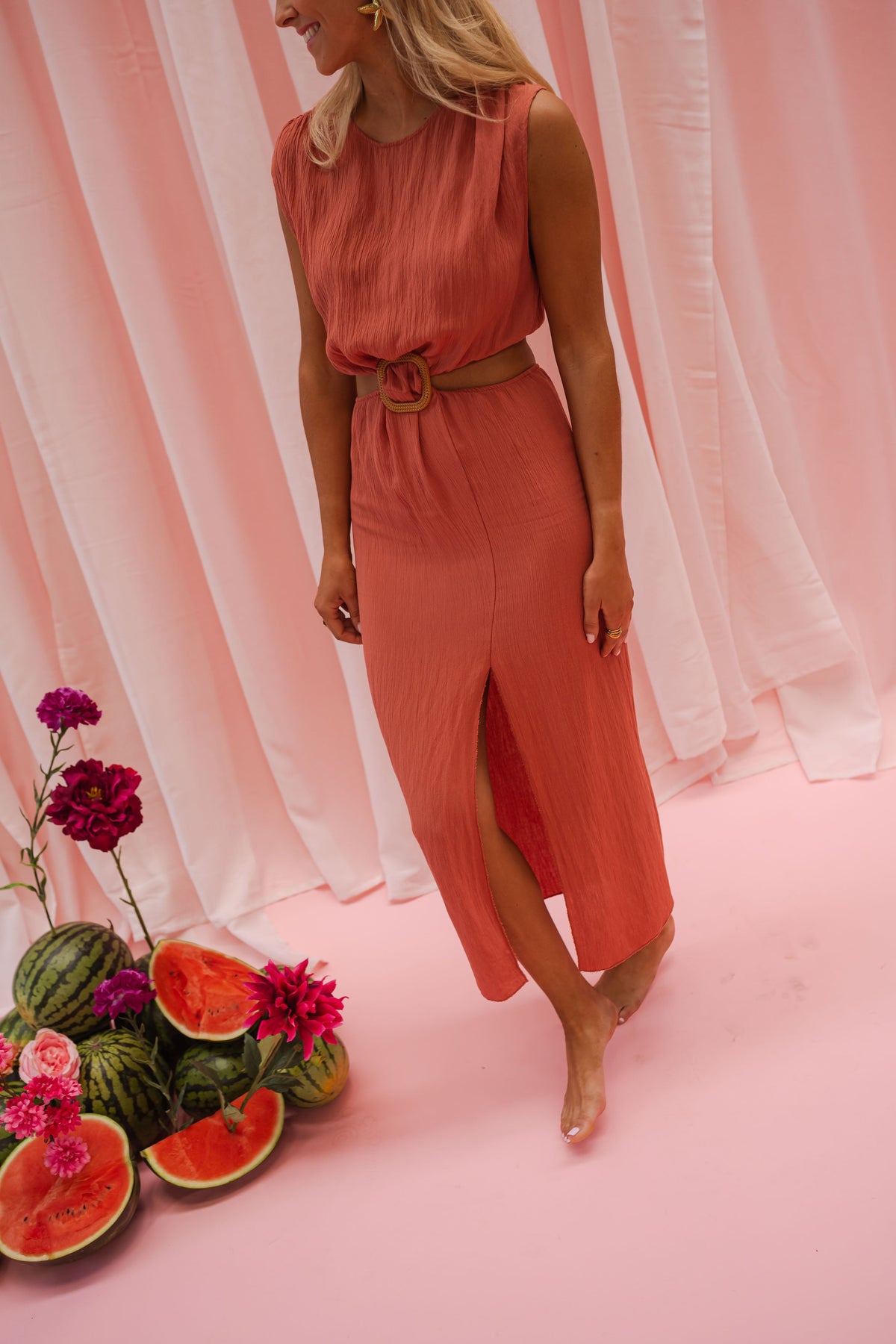 Robe Kristen - terracotta