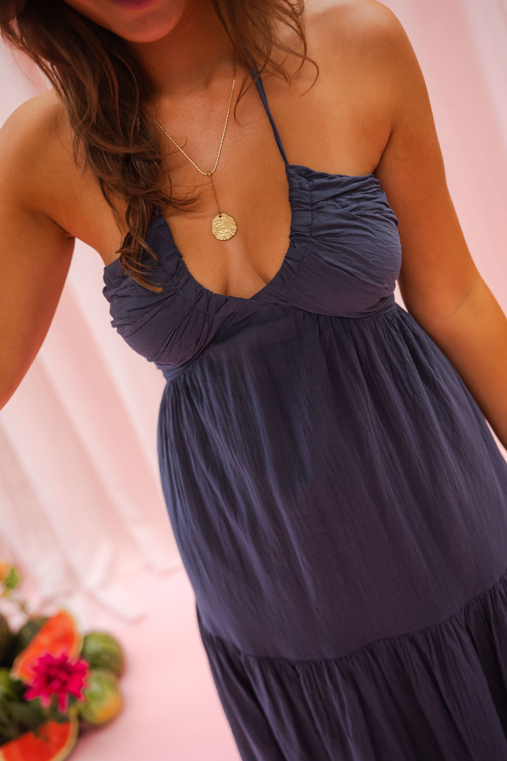 Robe Lally - bleu nuit