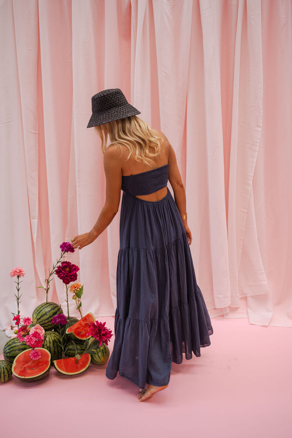 Robe Lally - bleu nuit