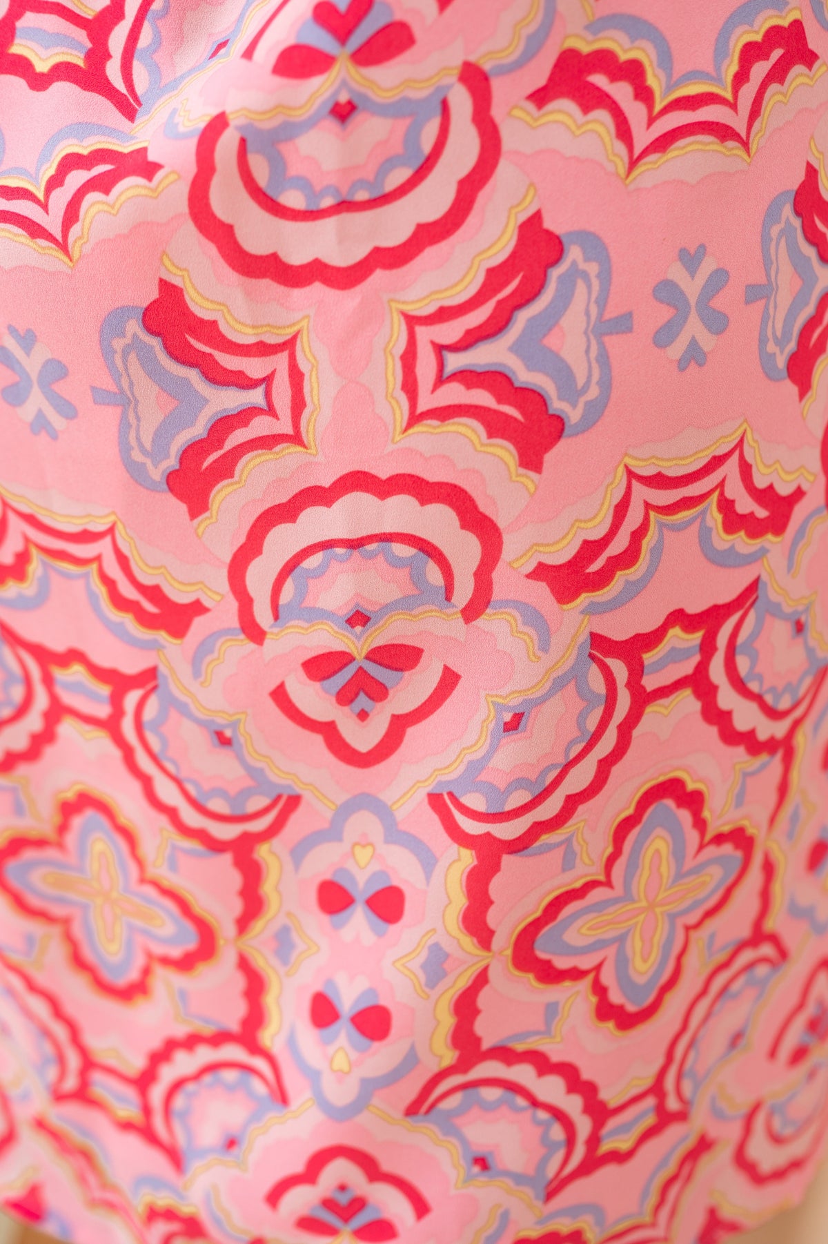 Robe Lenna - rose à motifs