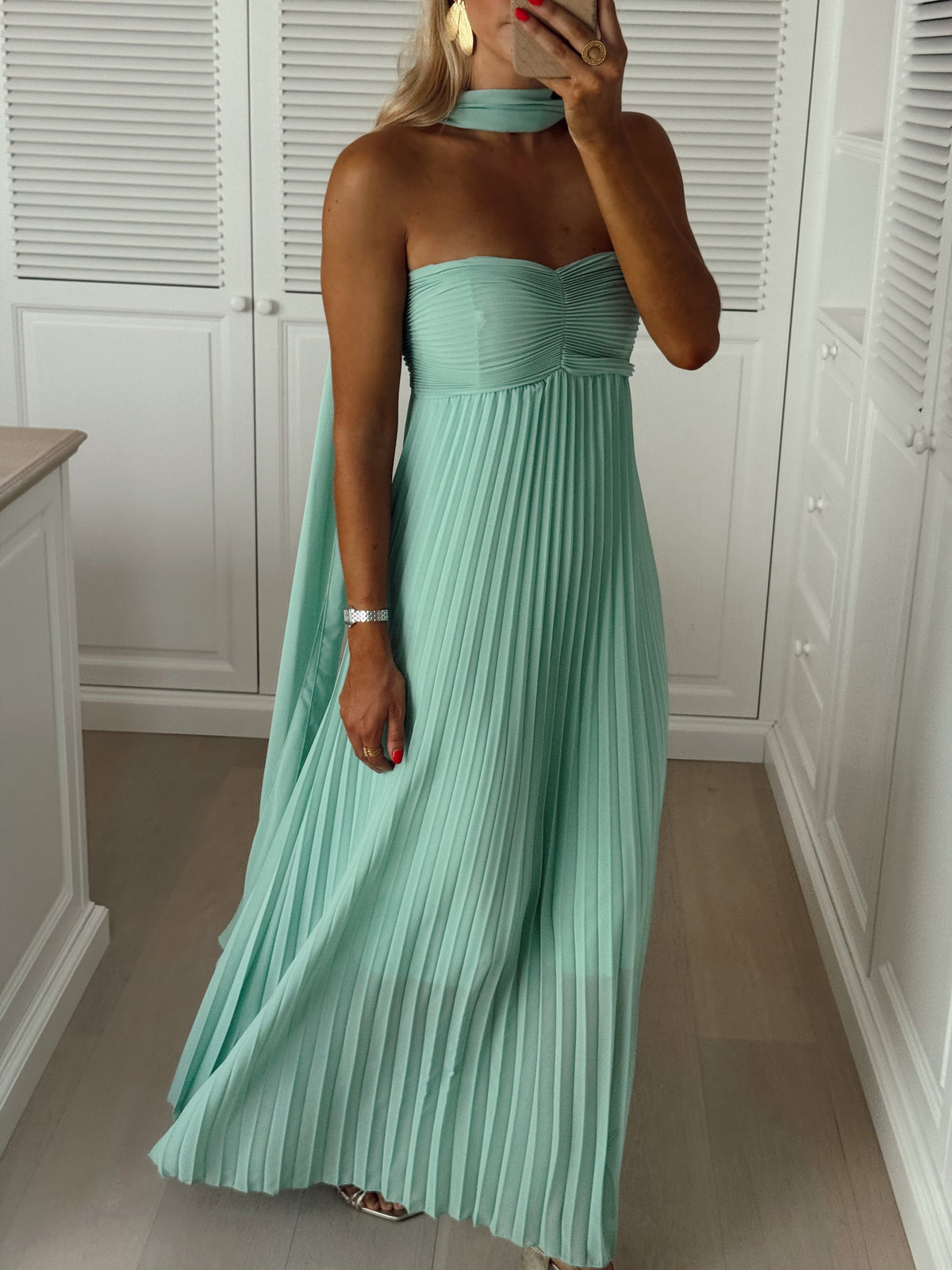 Robe Martina - vert d'eau