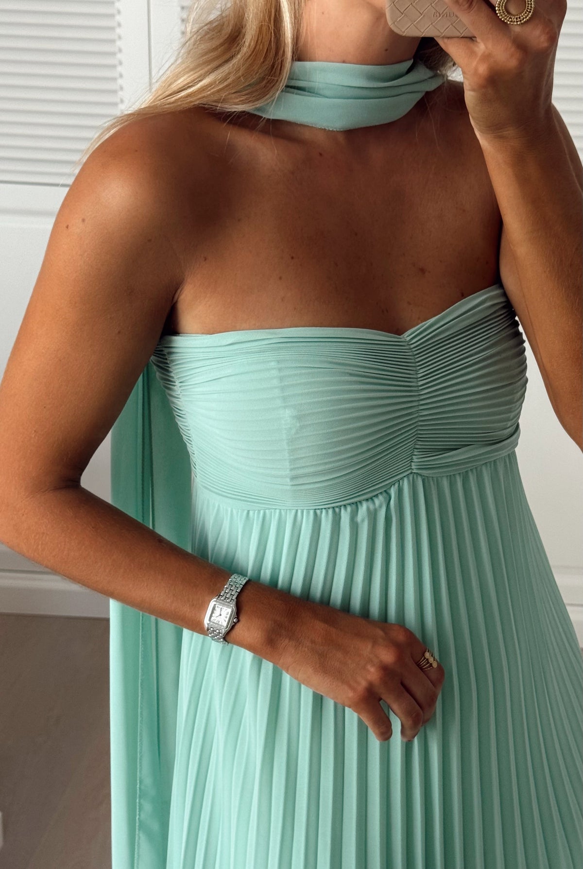 Robe Martina - vert d'eau