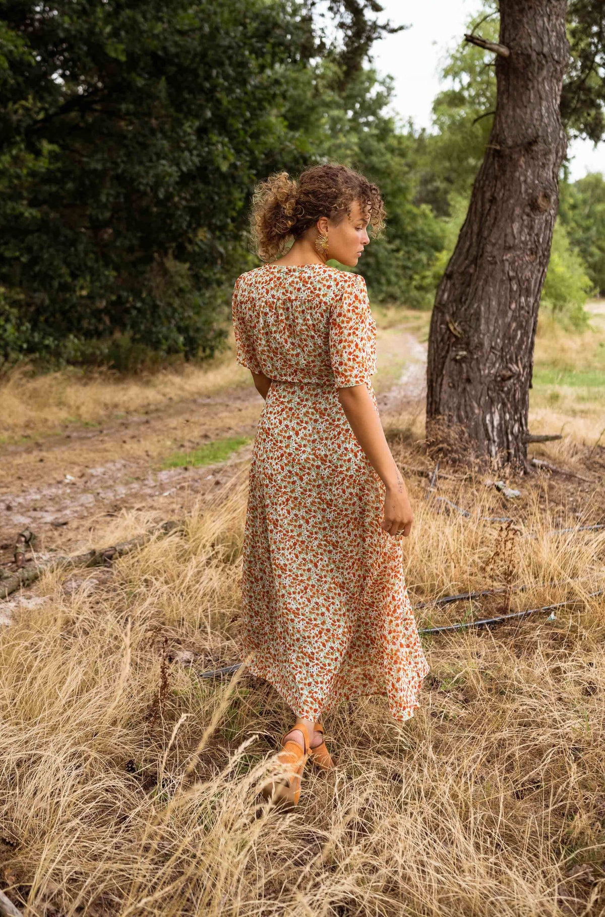 Robe Marwa - à fleurs