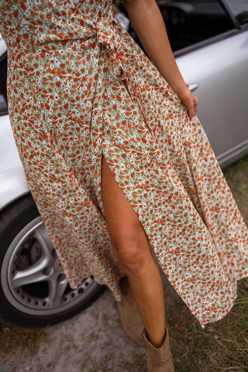 Robe Marwa - à fleurs