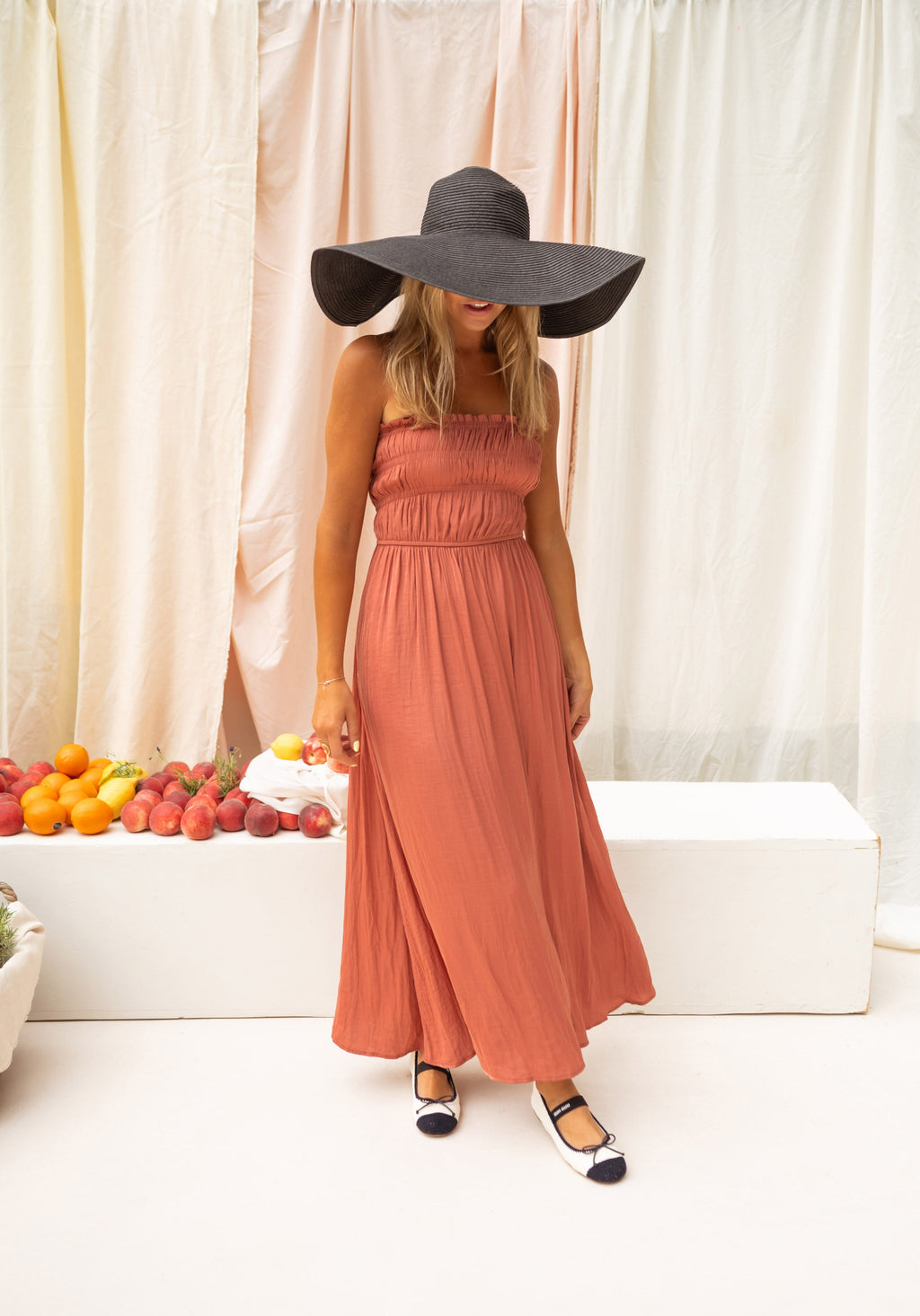 Robe Melina - brique